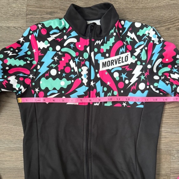 Morvelo Cheech Thermoactive Fleece‎ Lined Long Sleeve Cycling Jersey Full Zip M - Picture 4 of 12